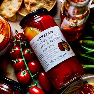 Odysea Roasted Red & Yellow Peppers 450g (350g*) - gallery image 2