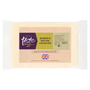 Sainsbury's Barber's Mature Cruncher Cheese, Taste the Difference 350g