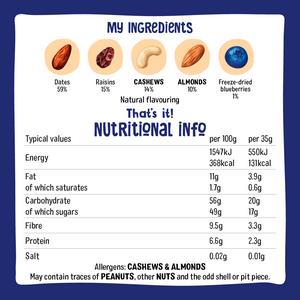 Nakd Blueberry Muffin Fruit & Nut Bars 4x35g - gallery image 3