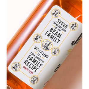 Jim Beam Kentucky Straight Bourbon Whiskey 1L - gallery image 2