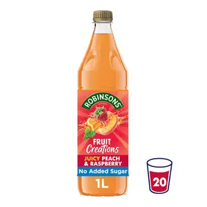 Robinsons Fruit Creations Delicious Peach & Raspberry Squash 1L