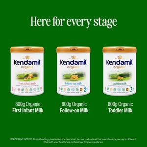 Kendamil Organic 1 First Infant Baby Milk Powder Formula from Birth 800g - gallery image 5