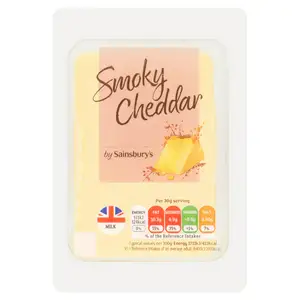 Sainsbury's Smoky Cheddar Cheese 200g