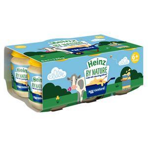 Heinz By Nature Egg Custard Jars Baby Food 6+ Months 6x120g - gallery image 2