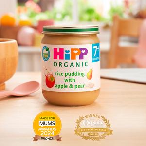 HiPP Organic Rice Pudding with Apple & Pear Baby Food Jar 7+ Months 160g - gallery image 2