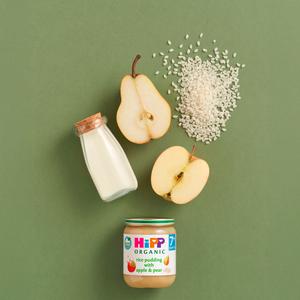 HiPP Organic Rice Pudding with Apple & Pear Baby Food Jar 7+ Months 160g - gallery image 3