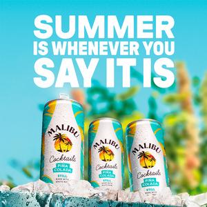 Malibu Piña Colada Pre-Mixed Can 250ml - gallery image 2