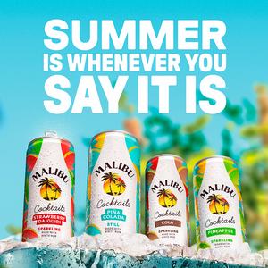 Malibu Piña Colada Pre-Mixed Can 250ml - gallery image 3