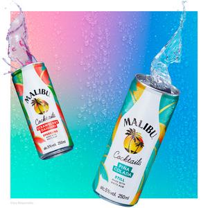Malibu Piña Colada Pre-Mixed Can 250ml - gallery image 4