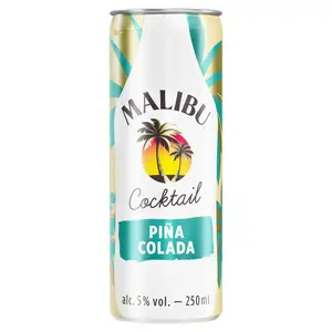 Malibu Piña Colada Pre-Mixed Can 250ml