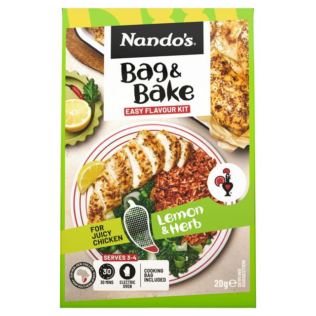 Nando's Peri-Peri Bag & Bake Lemon & Herb 20g - gallery image 1