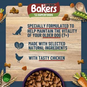 Bakers Senior Dry Dog Food Chicken and Veg 2.85kg - gallery image 5