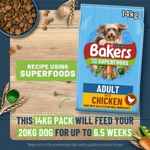 Bakers Dry Dog Food Chicken and Veg 3kg - gallery image 4