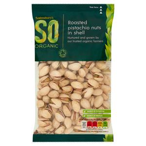 Sainsbury's Roasted Pistachio Nuts in Shell, SO Organic 200g
