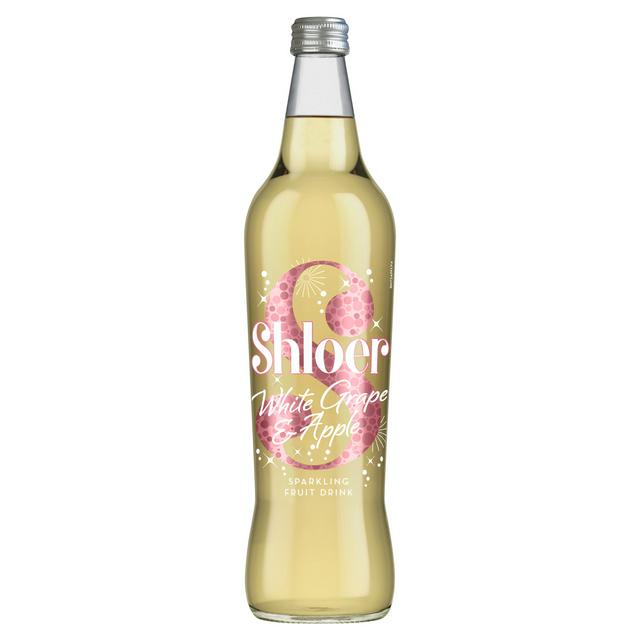 Shloer White Grape & Apple Sparkling Fruit Drink 750ml - gallery image 1