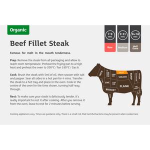 Sainsbury's 30 Days Matured British Beef Fillet Steak, So Organic 170g - gallery image 2