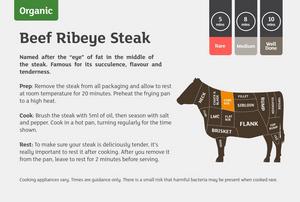 Sainsbury's 30 Days Matured British Beef Ribeye Steak, So Organic 225g - gallery image 2
