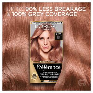 L'Oreal Paris Preference Permanent Hair Dye Bali Dark Rose Gold Brown 7.23 - gallery image 3