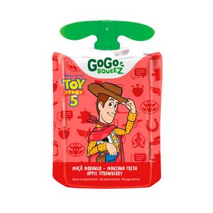 GoGo Squeez Fruit Smoothie Snack Apple & Strawberry 4x90g - gallery image 3