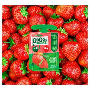 GoGo Squeez Fruit Smoothie Snack Apple & Strawberry 4x90g - gallery image 4