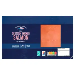 Sainsbury's ASC Scottish Mild Smoked Salmon 200g (Ready to Eat)