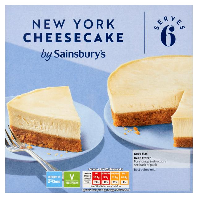 Sainsbury's New York Cheesecake 450g £2.75 Compare Prices