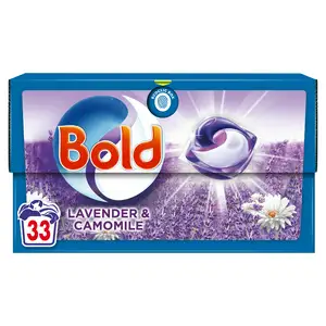 Bold All-in-1 Pods Washing Liquid Capsules Lavendar & Camomile 34 Washes