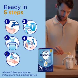 Aptamil 2 Follow On Baby Milk Formula Powder 6-12 Months 800g - gallery image 5