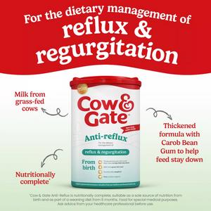 Cow & Gate Anti Reflux Baby Milk Infant Formula Powder from Birth 800g - gallery image 2
