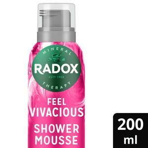 Radox Feel Vivacious Apple Blossom & Cranberry Scent Shower Mousse 200ml