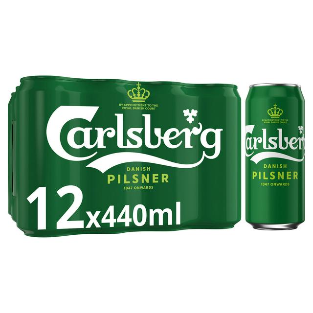 Carlsberg Lager 12x440ml Sainsbury S