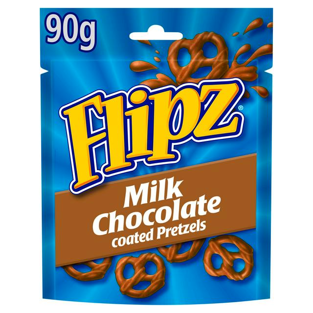 Flipz Milk Chocolate Covered Pretzels 90g