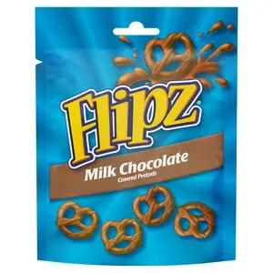 Flipz Milk Chocolate Covered Pretzels 90g