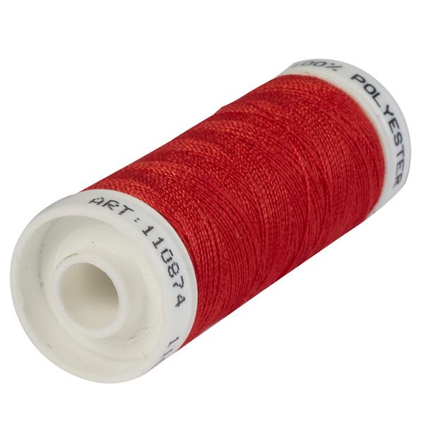 Korbond Red Polyester Thread 100m - gallery image 1