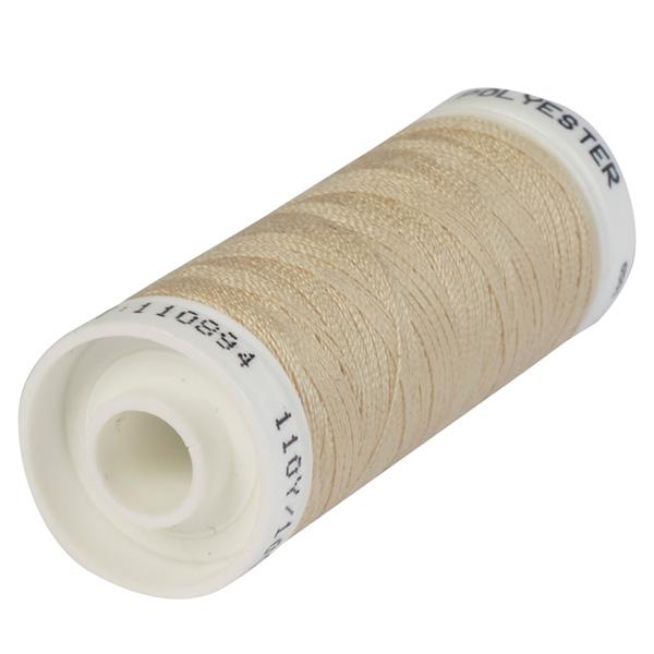 Korbond Beige Polyester Thread 100m - gallery image 1