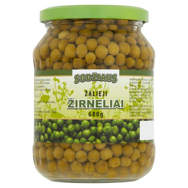 Sodziaus Green Peas 680g - gallery image 1