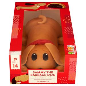 Sainsbury S Sammy The Sausage Dog Cake 922g Sainsbury S