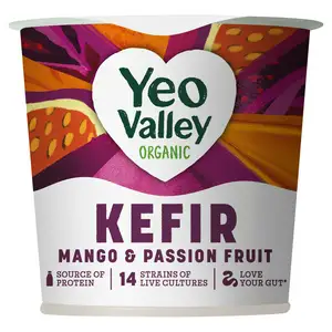 Yeo Valley Organic Kefir Mango & Passionfruit Yogurt 350g