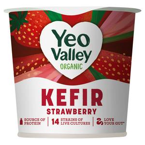 Yeo Valley Organic 350g Strawberry Kefir Yoghurt