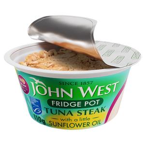 John West No Drain Fridge Pot Tuna Steak with a Little Sunflower Oil 110g - gallery image 2