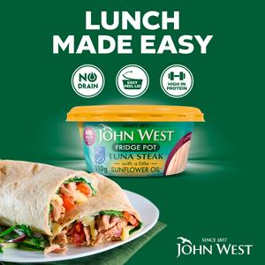 John West No Drain Fridge Pot Tuna Steak with a Little Sunflower Oil 110g - gallery image 3