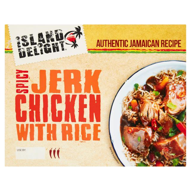 Island Delight Spicy Jerk Chicken with Rice 400g (Serves