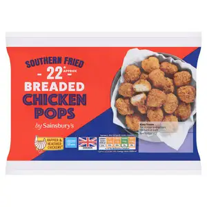 Sainsbury's Southern Fried Breaded Chicken Breast Pops 190g