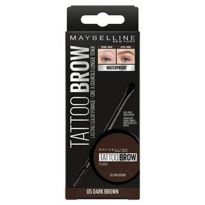 Maybelline Tattoo Brow Pomade Pot Dark Brown | Sainsbury's