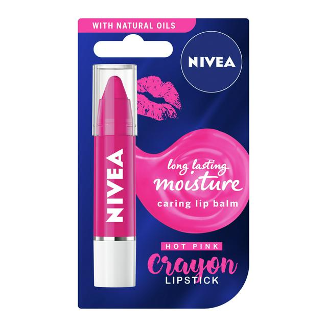 nivea hot pink crayon