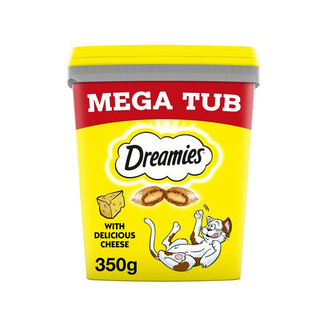 Dreamies Mega Pack Cheese Adult 1+ Cat Treat 350g