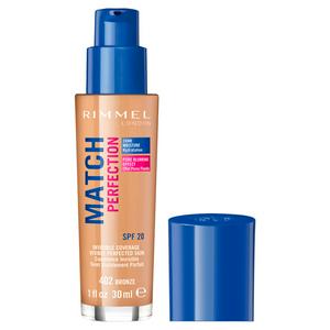 Rimmel Match Perfection Foundation – Ivory, SPF 18, Mit Smart-Tone Technologie, Für Makellosen Teint