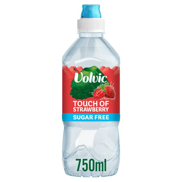 Volvic Touch of Fruit Sugar Free Strawberry Natural Flavoured Water ...