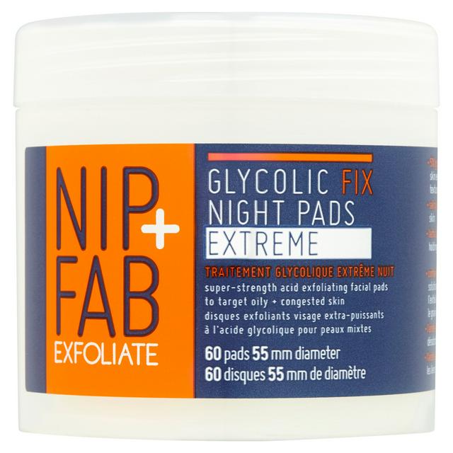 Nip + Fab Glycolic Fix Night Pads Extreme 60 Pads