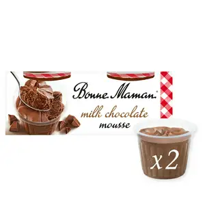 Bonne Maman Chocolate Mousse Dessert 2x70g